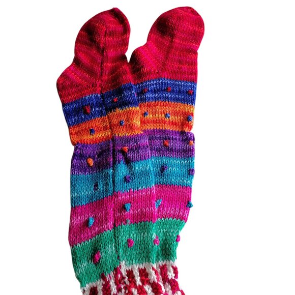 Warm winter tights made of wool fabric - Picture 6 of 7